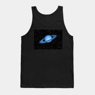 Light Blue Jupiter Planet Tank Top